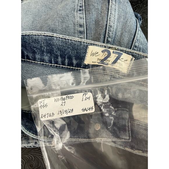 We The Free Free People Jeans Women's Size 27 High Rise Bootcut Button Fly - Picture 3 of 7